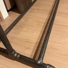 アイアンハンガーラック 衣類収納の画像