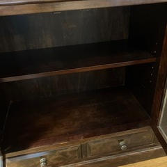 アンティーク　棚　本棚　ショーケースの画像