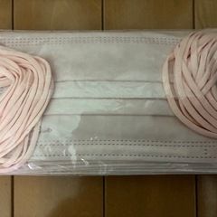 【お買い得❣️】使い捨てピンクマスク 耳掛け式　15枚入りの画像