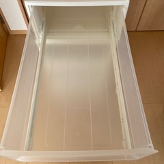 大容量収納ケース★引き出しタイプ★ホワイト★4個セットの画像