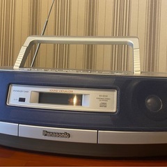 ダブルカセットラジカセの画像