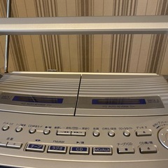 ダブルカセットラジカセの画像