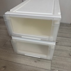 ニトリ　クローゼット用フィッツユニットケース2個の画像