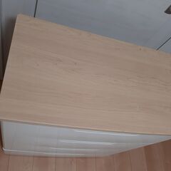 (家具)　ウッドトップチェスト 4段 タンス 収納の画像