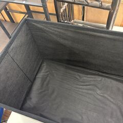 【ジモティー割あり】【ジャングル守口店】スツール　収納ボックス　椅子　グレーの画像