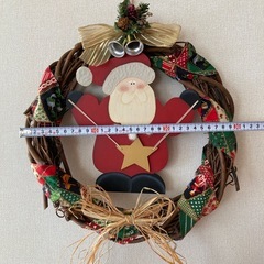 クリスマスリース　手作り　ハンドメイドの画像