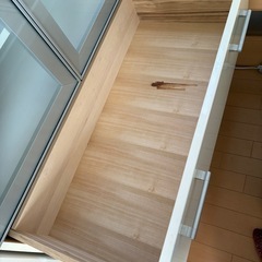 ガラス　ホワイト　収納家具　白　インテリアの画像