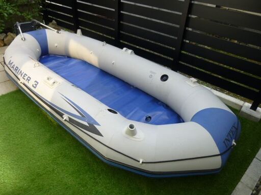 ★USED★インテックス★Intex Mariner 3★ゴムボート＋エレキモーター★セット★オマケつき★