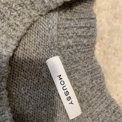 MOUSSY グレー 長袖ニットの画像