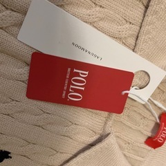 ラグナムーン POLO ベージュ ケーブルニット ワンピースの画像
