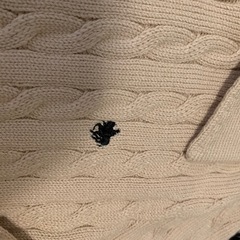 ラグナムーン POLO ベージュ ケーブルニット ワンピースの画像