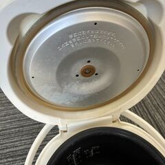 【500円でお譲りします】炊飯器　KNチヨダ　NRM-M35A　2019年製の画像