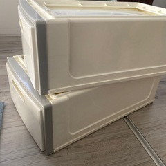 収納ケース2個の画像