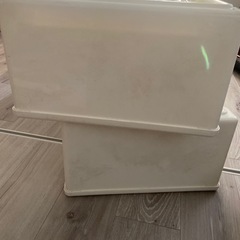 収納ケース2個の画像
