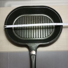 ベストコ　フィッシュ&グリルパン　ガラス蓋付きの画像