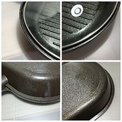 ベストコ　フィッシュ&グリルパン　ガラス蓋付きの画像