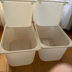 IKEAトロファスト　　白4個セット
の画像