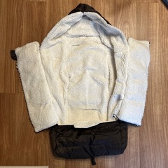 エアバギーフットマフ　ダークブラウンの画像