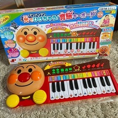ほぼ未使用！アンパンマン光でひけちゃう育脳キーボードの画像