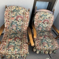 アンティークチェア　2脚の画像