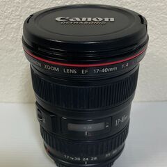 キヤノン　一眼レフ用レンズEF-17-40mm F4L USMの画像