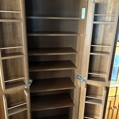 G1130 レンジボード　食器棚　天然木　の画像