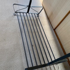 マッド調ブラックハンガーラック　モダンな部屋に合います♪の画像