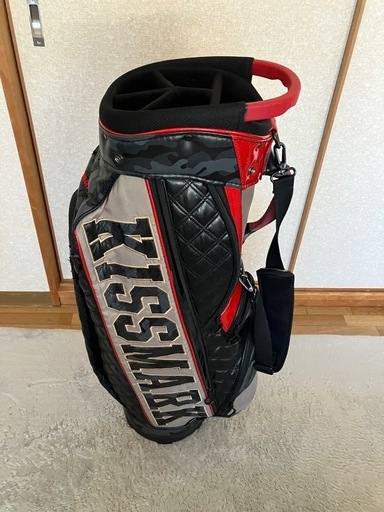 K314 美品 Kiss mark キャディバッグ ブラック K314 美品 Kiss mark キャディバッグ ブラック kissmark キャディバッグ