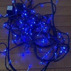 LED イルミネーション　ブルー　3セットの画像