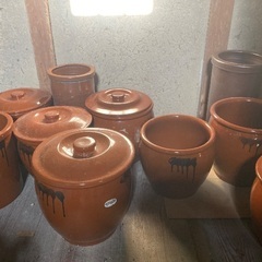 漬け物壺の画像