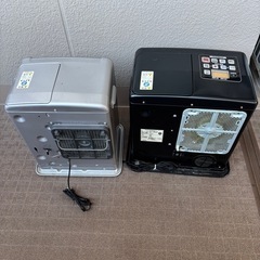 取引中　一時受付停止　ファンヒーター　ストーブ　2台セットの画像