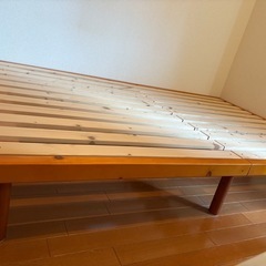 【無料】セミダブルベッドフレーム　
お譲りしますの画像