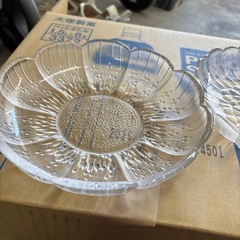 ガラスのお皿の画像