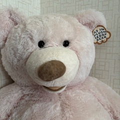 コストコ　タグ付きテディベア　ピンクの画像