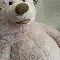 コストコ　タグ付きテディベア　ピンクの画像