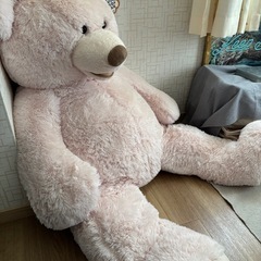 コストコ　タグ付きテディベア　ピンクの画像