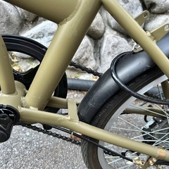 自転車折りたたみの画像