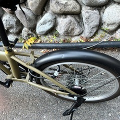 自転車折りたたみの画像