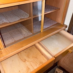 G1130 食器棚　昭和レトロの画像