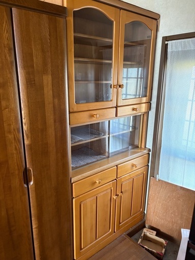 G1130 食器棚昭和レトロ (pa) 牛津の収納家具《食器棚、キッチン収納