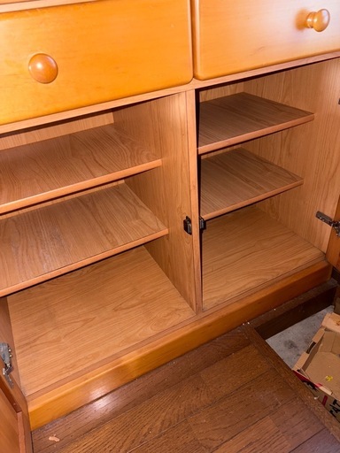 昭和レトロ　食器棚　キッチン収納　当時物 G1130 食器棚昭和レトロ (pa) 牛津の収納家具《食器棚、キッチン収納