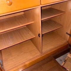 G1130 食器棚　昭和レトロの画像
