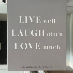 お手製キャンバスアート（クール向けデザイン）の画像