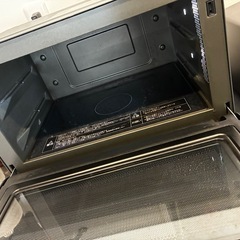 象印マホービン オーブンレンジ 26L EVERINO 時短&手軽 レジグリ うきレジ サクレジ 角皿&ボウル付き スレートブラック ES-GX26-BMの画像