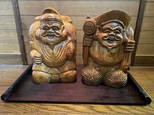 木造#大黒天#恵比寿 (nei) 鵠沼海岸のインテリア雑貨/小物《置物