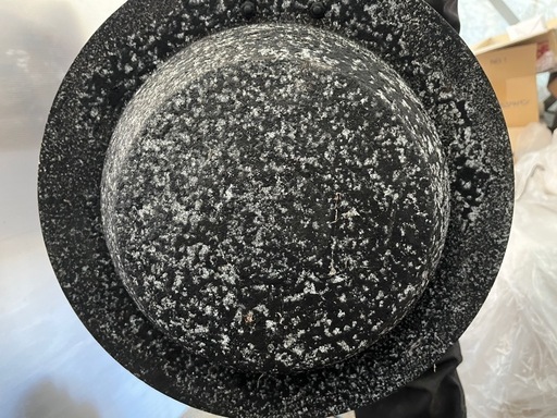 伝統工芸品 昭和レトロ!!アンティーク!!｜茶道具 風炉釜 羽釜 アルミ 蓋付き｜ ｜骨董 古美術　古民具