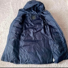 ダウン　ダウンジャケット　ダウンコート　レディース　紺の画像