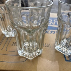 レトロガラスコップの画像