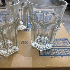 レトロガラスコップの画像