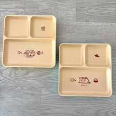 新品5個セット　にゃんこ大戦争　子ども用　お皿　食器　器の画像